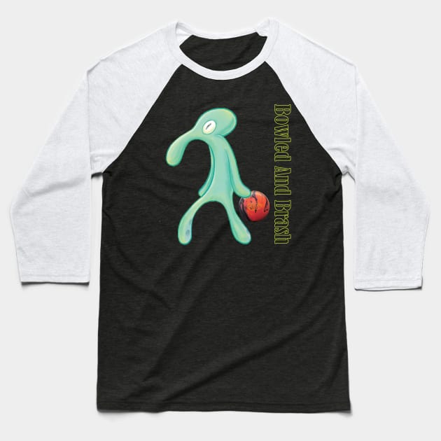 Bowled and Brash Baseball T-Shirt by Bird Dad